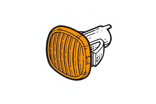 EUROLITES LEART 25.452.122: Clignotant côté conducteur ou passager, installation latérale, orange, sans porte-lampe