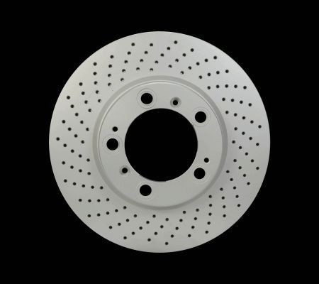 HELLA PAGID 8DD 355 127-501: Bremseskive PRO High Carbon Ø: 318mm, indvendigt ventileret, hullet, Ø: 318mm, coatet, uden hjulnav, uden hjullejer, uden hjulbolte