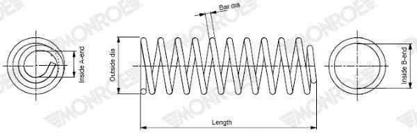 MONROE SE2090: Chassisveer MONROE SPRINGS