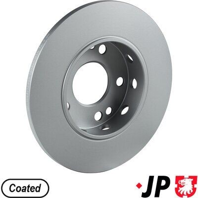 JP GROUP 3263100400: Disc de frână JP GROUP punte fata, Ř: 256mm, ventilat, Ř: 256mm, acoperit (cu un strat protector)