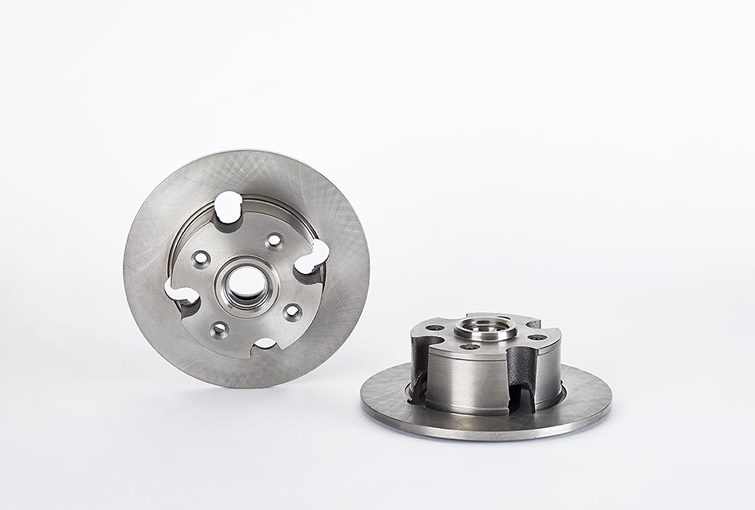 BREMBO 08.2163.10: Bremseskive PRIME LINE - With Bearing Kit Ø: 233mm, fuldstændigt, Ø: 233mm, med hjullejesæt Prime
