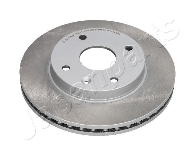JAPANPARTS DI-W09C: Disc de frână punte fata, Ř: 256mm, ventilat, Ř: 256mm, lacuit