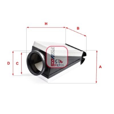 SOFIMA S 3B87 A: Luchtfilter