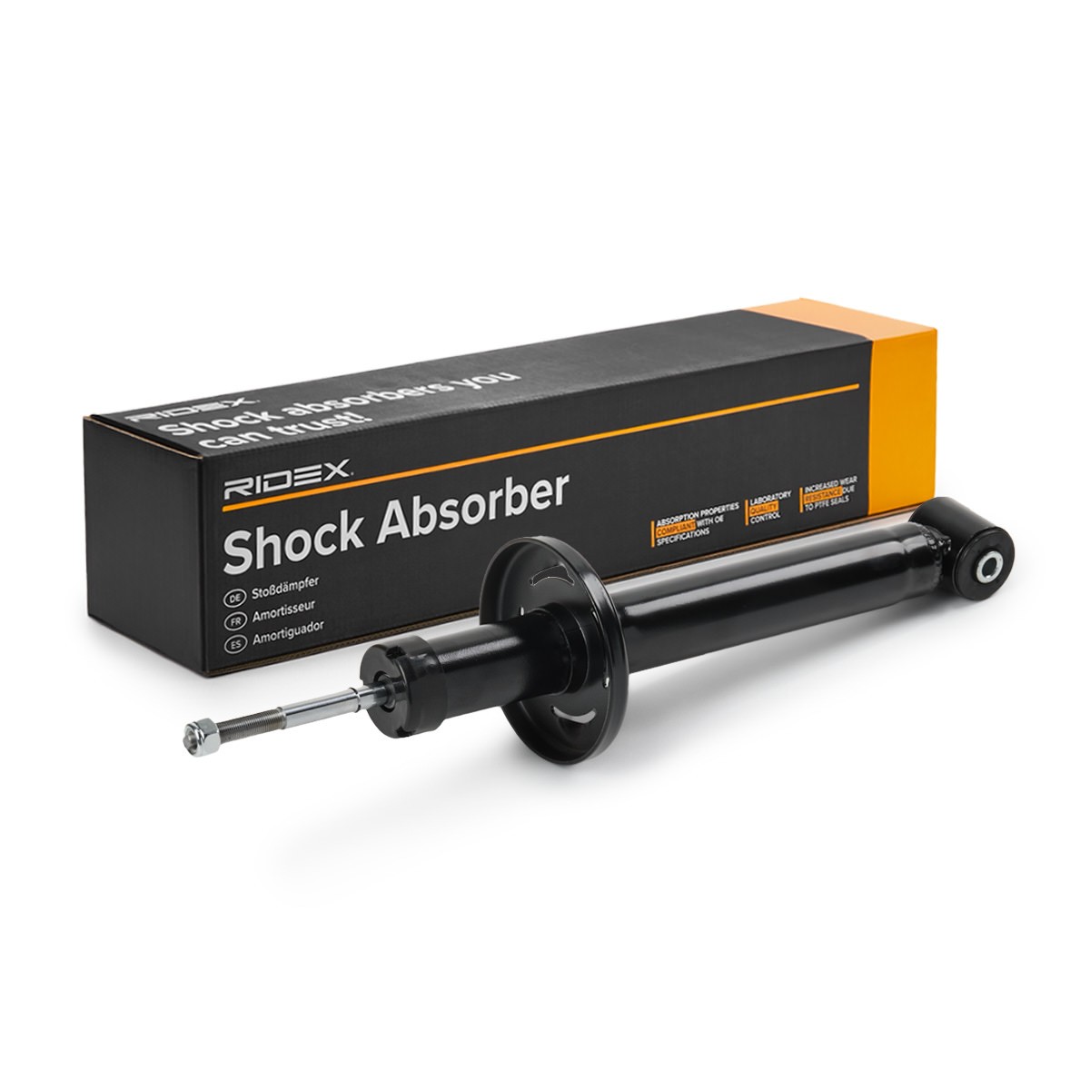 RIDEX 854S18726: Amortizor puntea spate, presiune ulei, Telescop - amortizor, fara taler arc