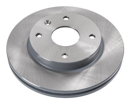 SWAG 33 10 6333: Disc de frână punte fata, Ř: 256mm, ventilat interior, Ř: 256mm, acoperit (cu un strat protector)