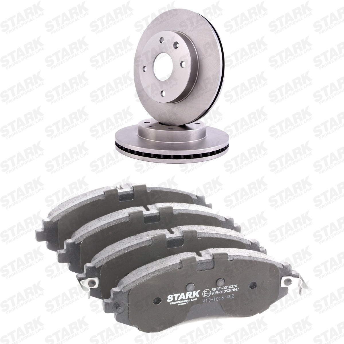 STARK SKBK-10992085: Set frana, frana disc punte fata, Ř: 256,0mm, ventilat interior