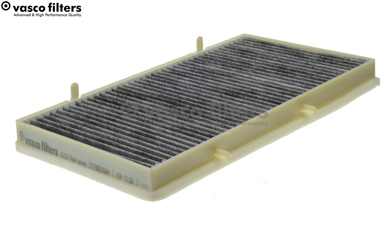 DAVID VASCO X103: Filtrs, Salona telpas gaiss VASCO FILTERS Aktivētās ogles filtrs