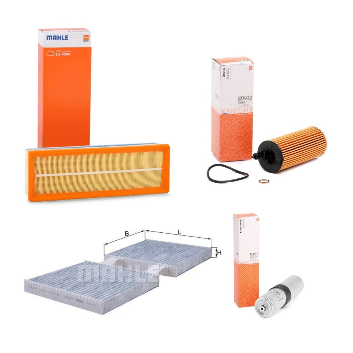 MAHLE MHL4055N0021: Комплект филтри