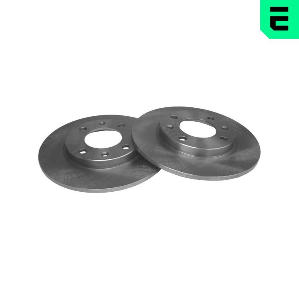 OPTIMAL BS-1280: Féktárcsa hátsótengely, Ø: 247mm, tele, Ø: 247mm