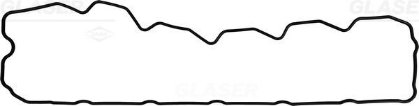 GLASER X82464-01: Szelepfedél tömítés MVQ (Szilikon-kaucsuk)