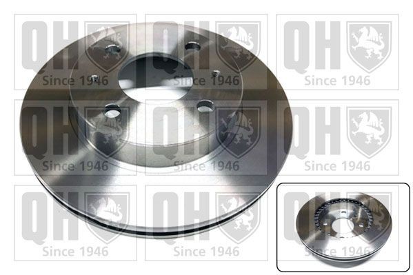 QUINTON HAZELL BDC4621: Disco de freno Ø: 232mm, ventilado, Ø: 232mm