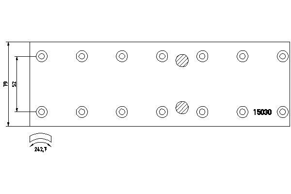 TEXTAR 1503002: Zestaw szczęk hamulcowych, hamulce bębnowe