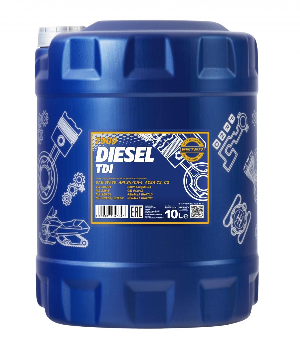 MANNOL MN7909-10: Motoröl 10l, 5W-30 DIESEL TDI