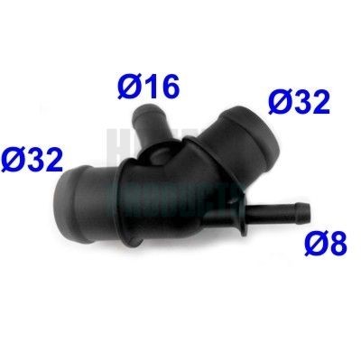 HOFFER 8193131: Brida de refrigerante