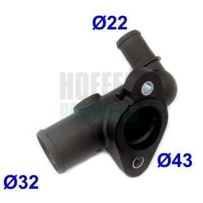 HOFFER 8193182: Brida de refrigerante