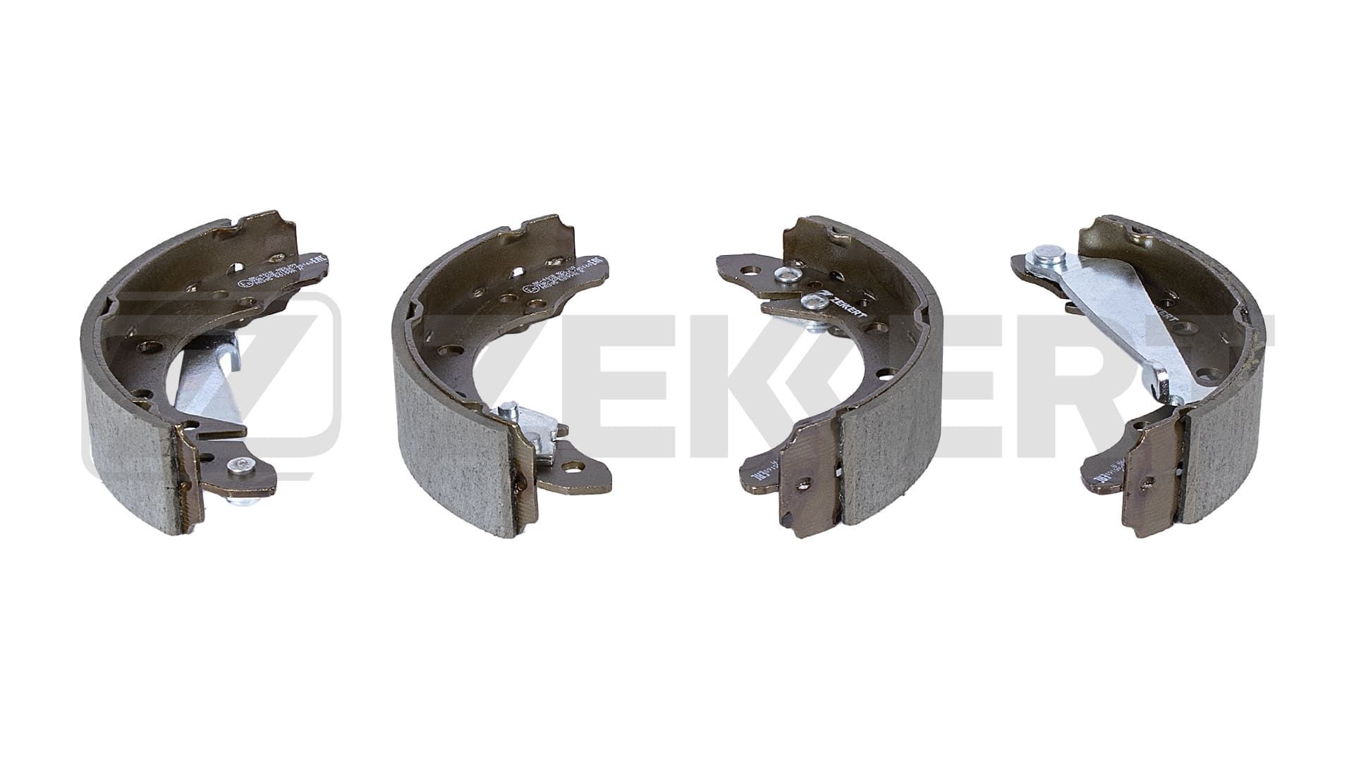 ZEKKERT BK-4018: Juego de zapatas de frenos Eje trasero, con palanca