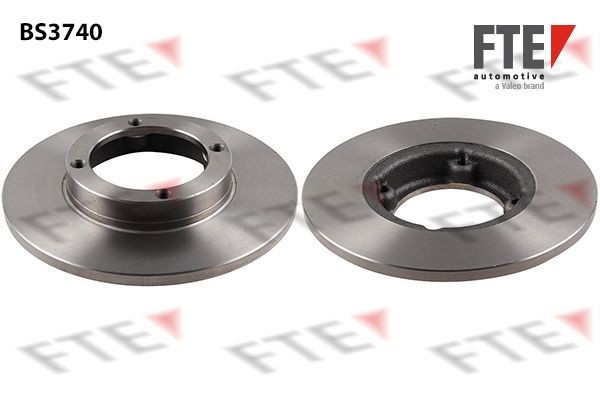 FTE BS3740: Disco de freno Ø: 215mm, macizo, Ø: 215mm