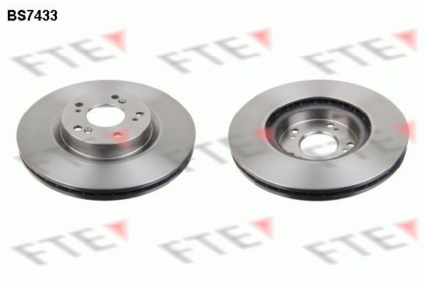 FTE BS7433: Bromsskiva Ø: 300mm, ventilerad invändigt, Ø: 300mm