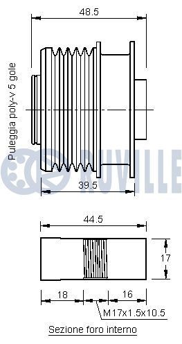 RUVILLE 915565: Traggelenk 16,20mm