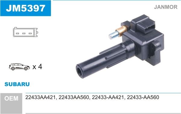 JANMOR JM5397: Bobina de encendido