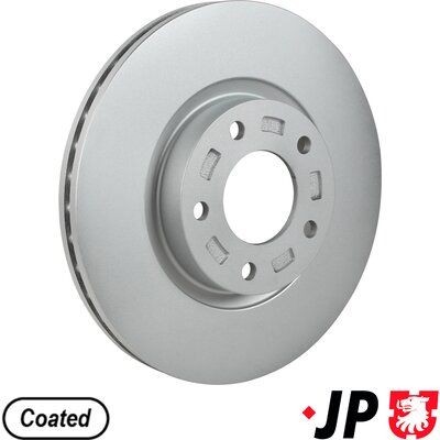 JP GROUP 3863100800: Brzdový kotúč JP predna naprava, Ø: 300mm, vetraný, Ø: 300mm, potiahnutá