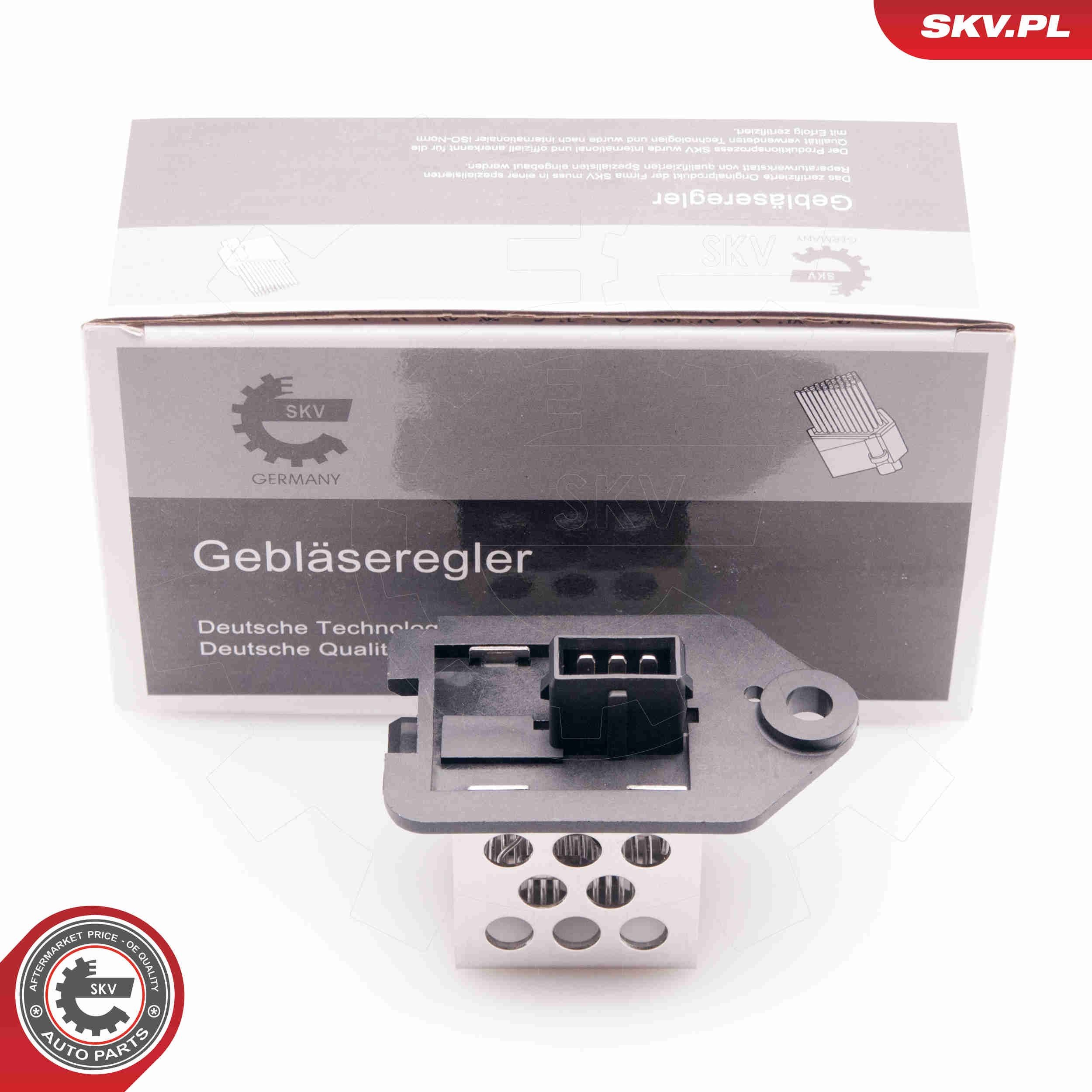 ESEN SKV 94SKV012: Gebläsewiderstand