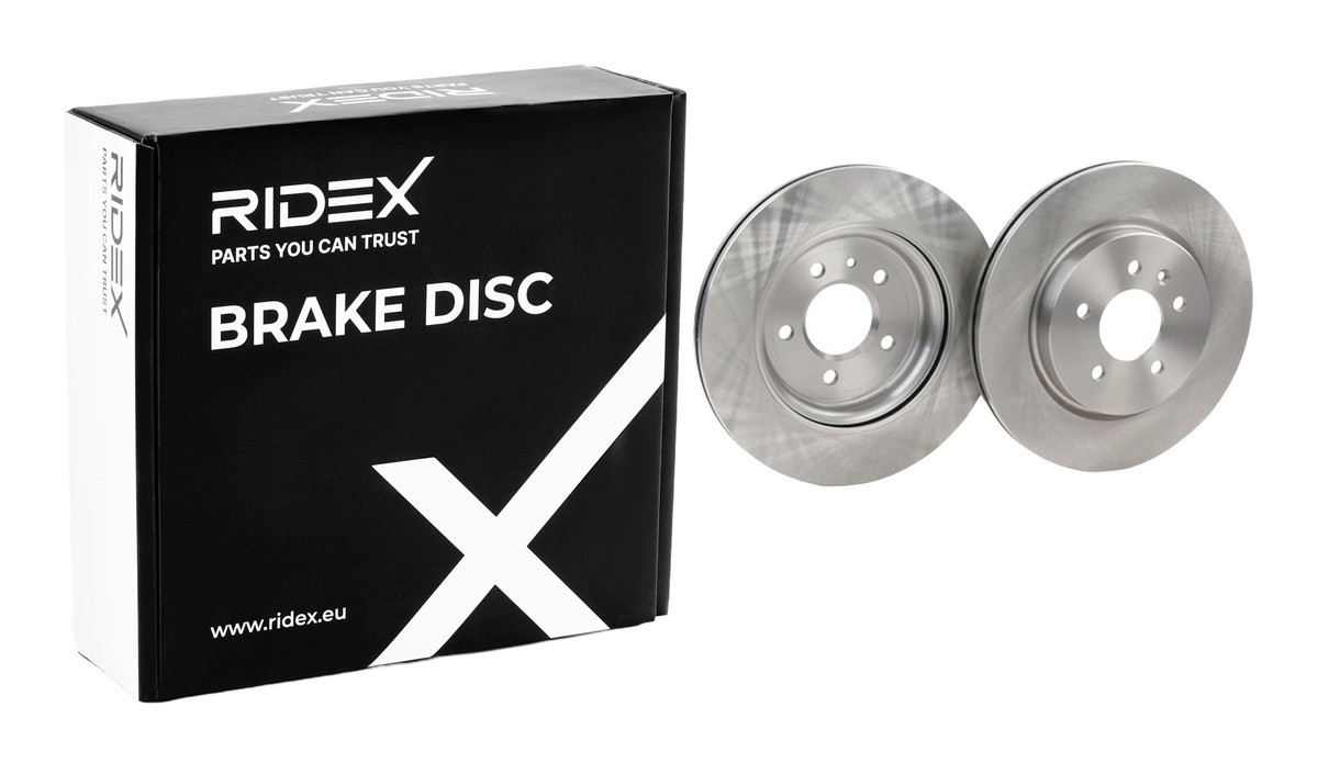 RIDEX 82B1269: Bromsskiva Bakaxel, Ø: 315mm, ventilerad, Gjutjärn, Ø: 315mm, obeskiktad, utan skruvar