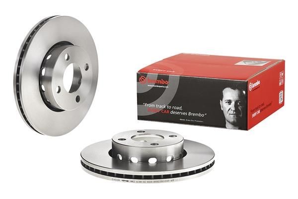 BREMBO 09.5724.10: Disco de freno PRIME LINE Ø: 276mm, ventilación interna, Ø: 276mm Prime
