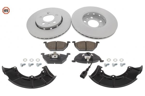 MAPCO 47855/9HPS Bremsscheiben und -beläge Vorderachse, Ø: 256mm, Belüftet