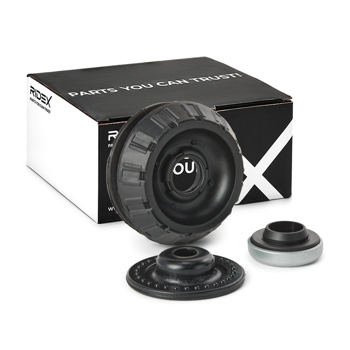 RIDEX 1180S1402: Copela de amortiguador Eje delantero