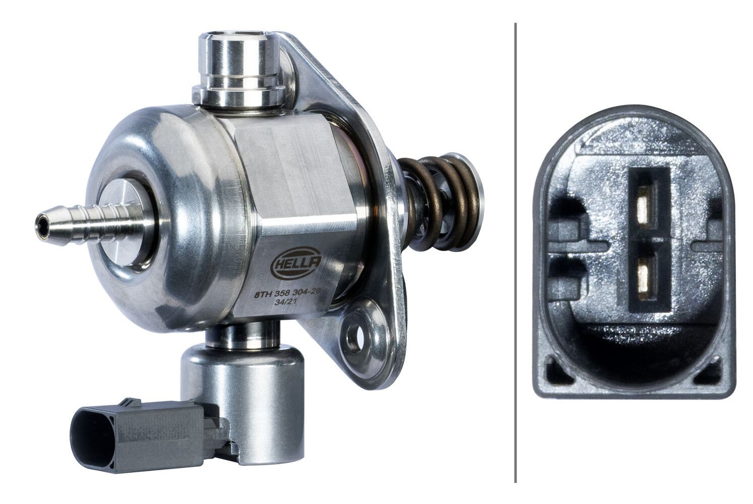 HELLA 8TH 358 304-261: Bomba inyectora con accesorios, con juntas, con abrazadera
