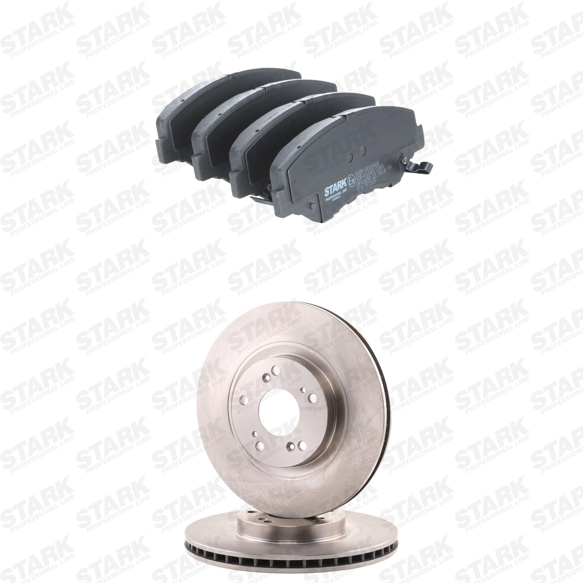 STARK SKBK-10992909: Bromssats, skivbroms framaxel, Ø: 300,0mm, ventilerad invändigt