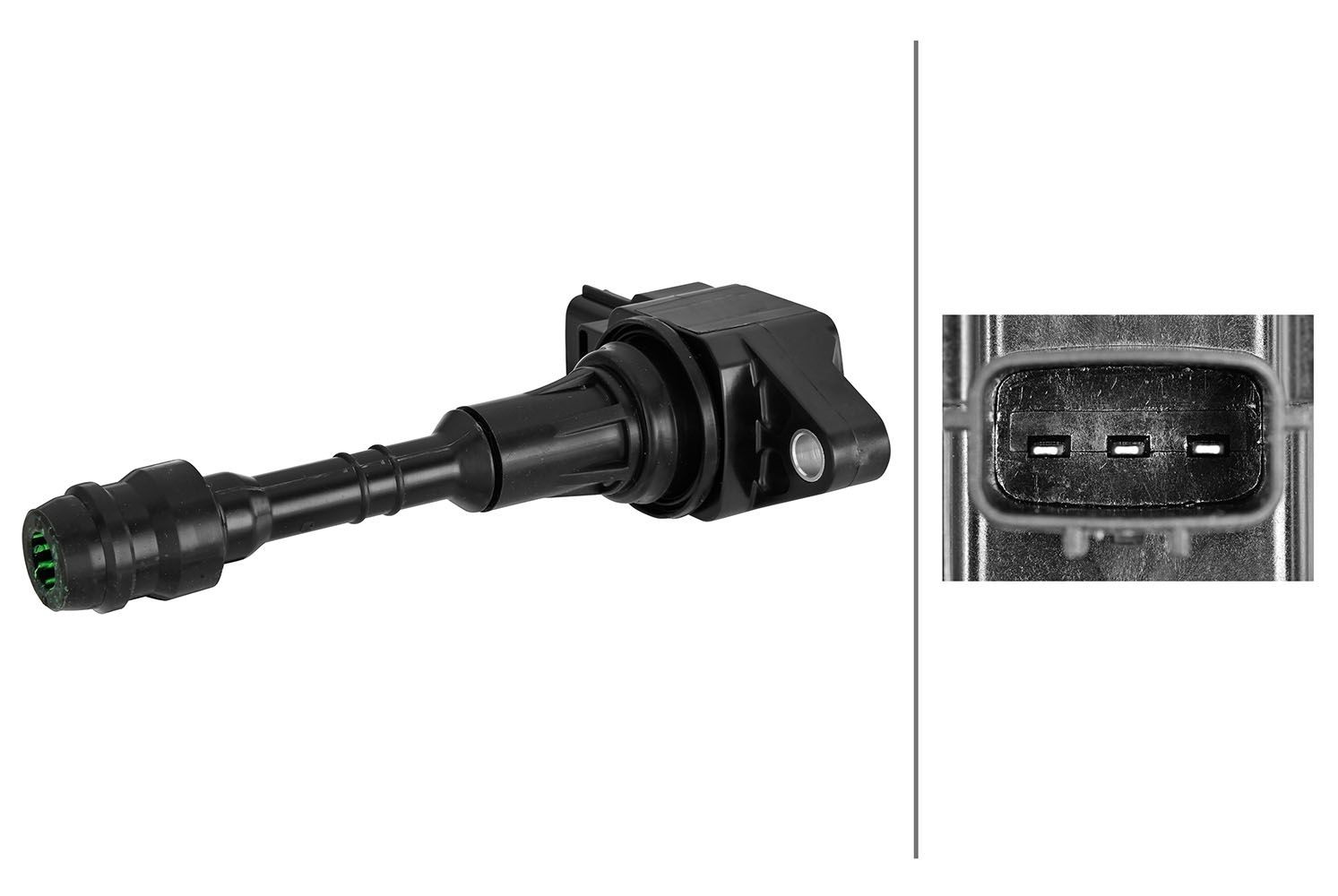 HELLA 5DA 358 101-631: Bobina de encendido 3polos