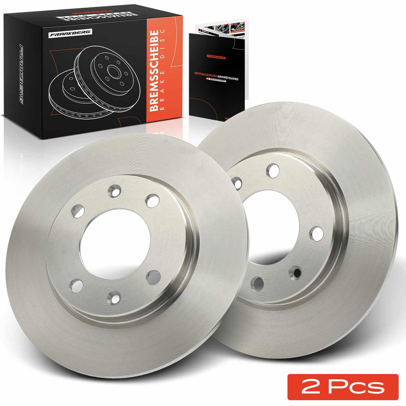 Frankberg 5481FB0033738: Disco de freno eje trasero ambos lados, Ø: 247mm, macizo, Ø: 247mm, aceitado