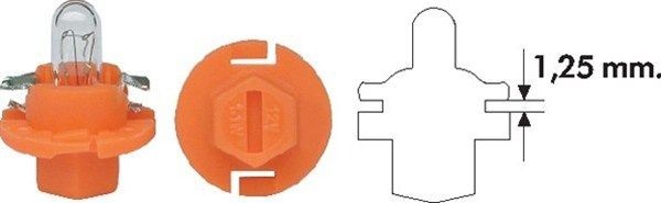 MAGNETI MARELLI 002053300000 Glühlampe, Instrumentenbeleuchtung STANDARD