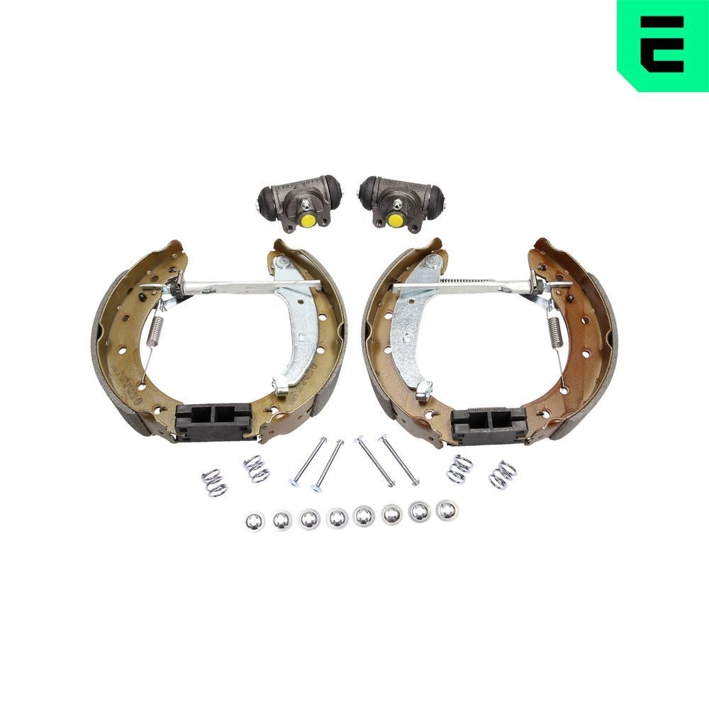 OPTIMAL BK-5176: Kit frenos, disco de tambor Eje trasero, con cilindro de freno de rueda, con instrucciones de montaje