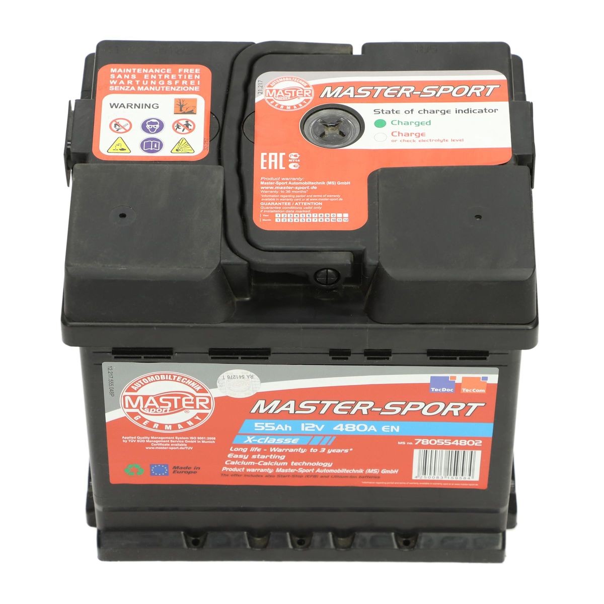 MASTER-SPORT 780554802: Batterie