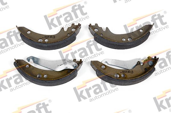 KRAFT 6021250: Zestaw szczęk hamulcowych Oś tylna, 230,0[mm], z dźwignią