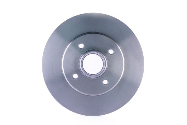 HELLA 8DD 355 104-021: Disco de freno Ø: 238mm, macizo, Ø: 238mm, con buje de rueda, sin cojinete rueda, sin perno de sujeción de rueda
