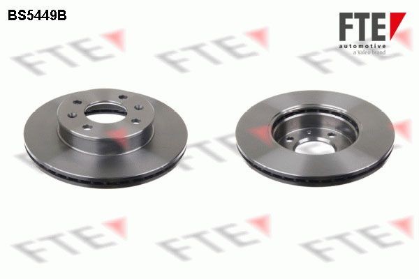 FTE BS5449B: Piduriketas Ø: 241mm, sisemine õhutus, Ø: 241mm, kaetud