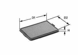 CLEAN FILTER MA 640: Vzduchový filtr