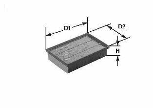CLEAN FILTER MA1116: Vzduchový filtr