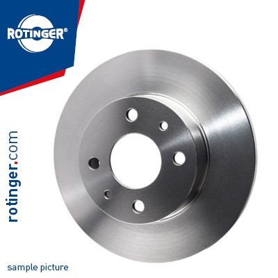 ROTINGER RT 1012: Brzdový kotouč přední osa, R: 239mm, plný, R: 239mm