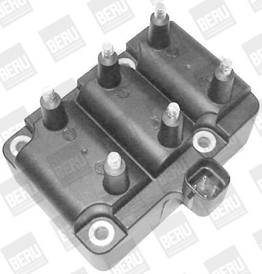 BERU ZS405: Bobina de encendido 12V, 4polos