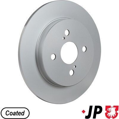 JP GROUP 4863201100: Tarcza hamulcowa JP Oś tylna, Ø: 258[mm], pełny, Ø: 258[mm], pokryty