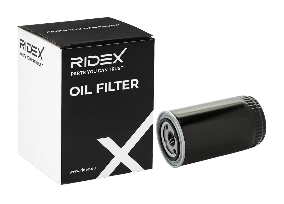 RIDEX 7O0167: Filtro olio con una valvola blocco arretramento