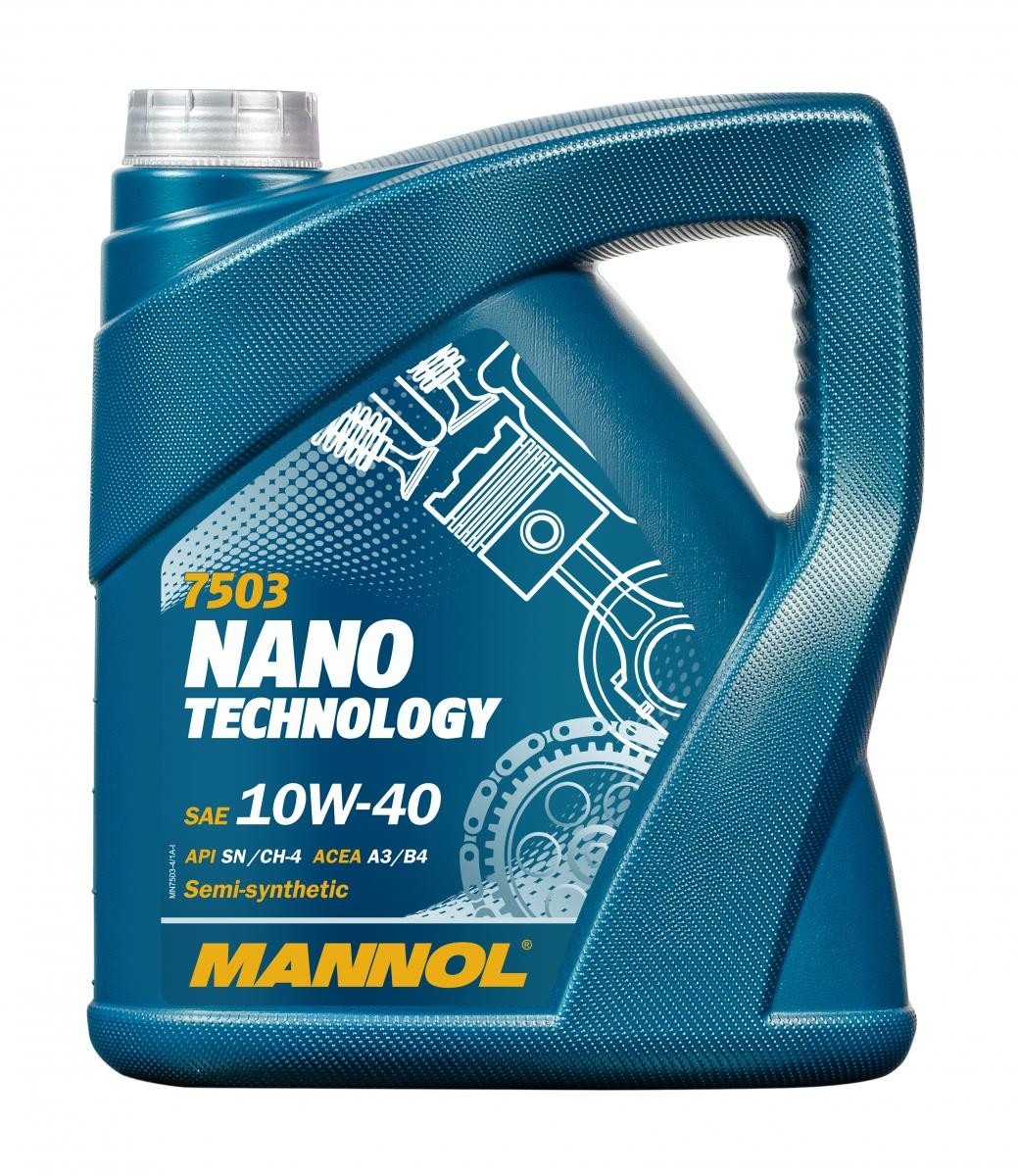 MANNOL MN7503-4: Motoröl 4l, 10W-40 NANO TECHNOLOGY