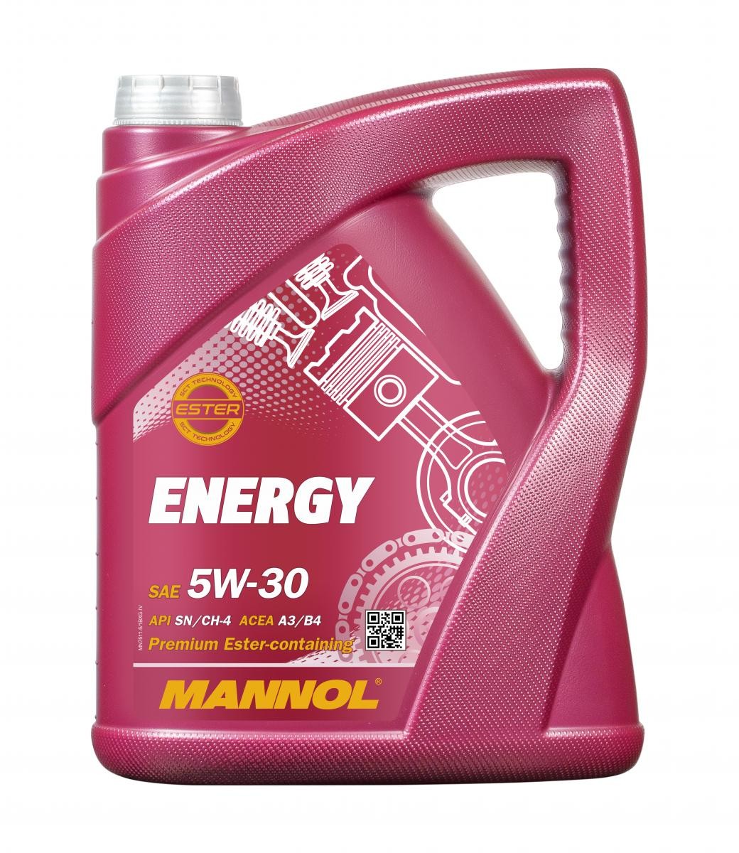MANNOL MN7511-5: Variklio alyva 5l, 5W-30 ENERGY