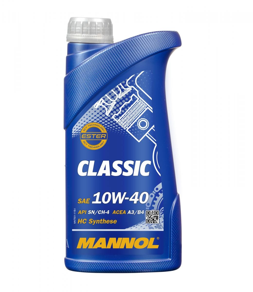 MANNOL MN7501-1: Motoreļļa 1l, 10W-40 ContiClassic