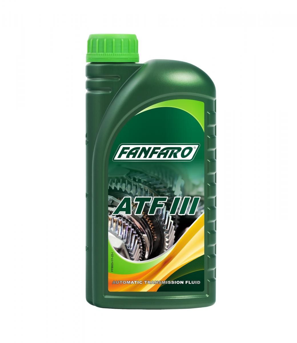 FANFARO FF8603-1: Olie, automatische transmissie (ATF) 1L, ATF III ATF III